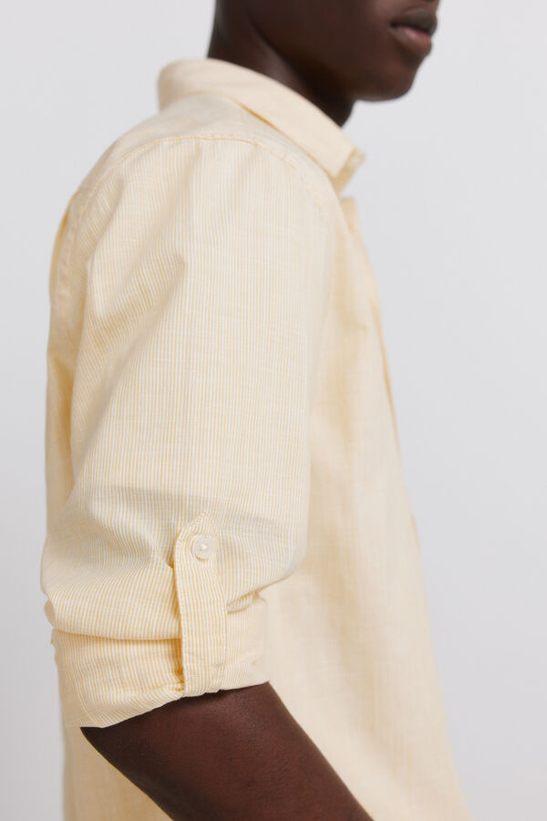 Springfield Lightweight micro striped shirt printed