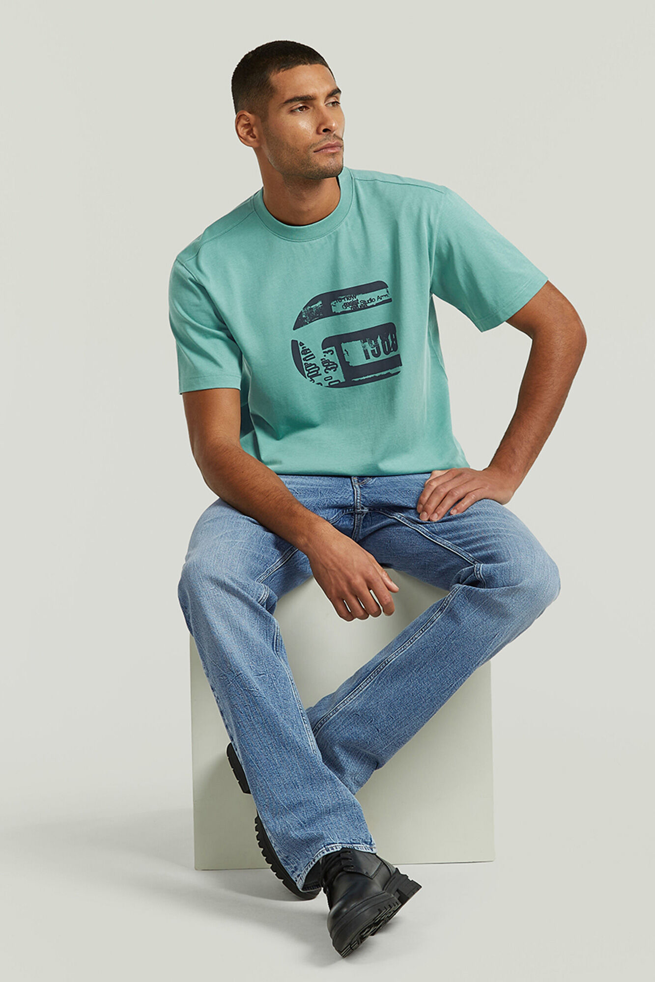 G-STAR Camiseta de manga corta con logo