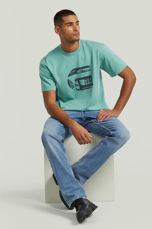 G-STAR Logo short-sleeved T-shirt blue