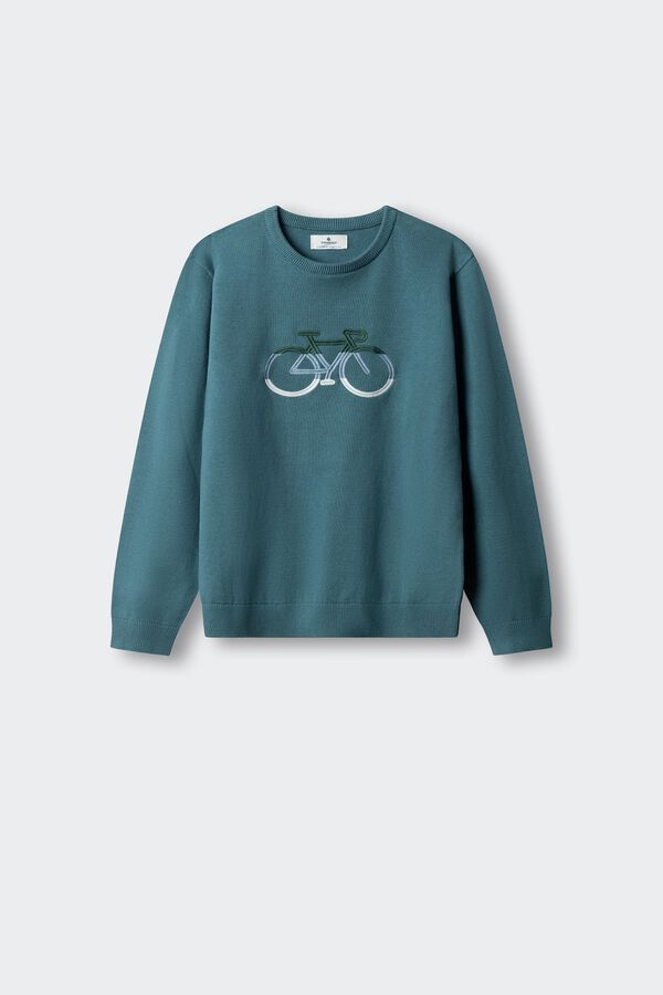 Springfield Kids Camisola de ciclismo para crian&ccedil;a azul