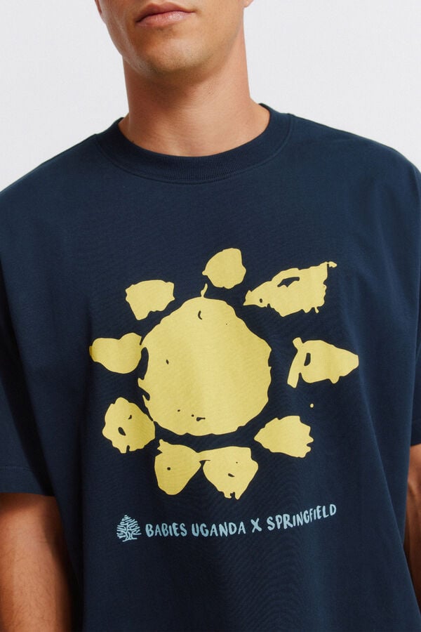 Springfield Camiseta KUMI Sol azul