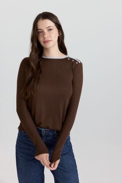 Springfield Cervantes neck T-shirt