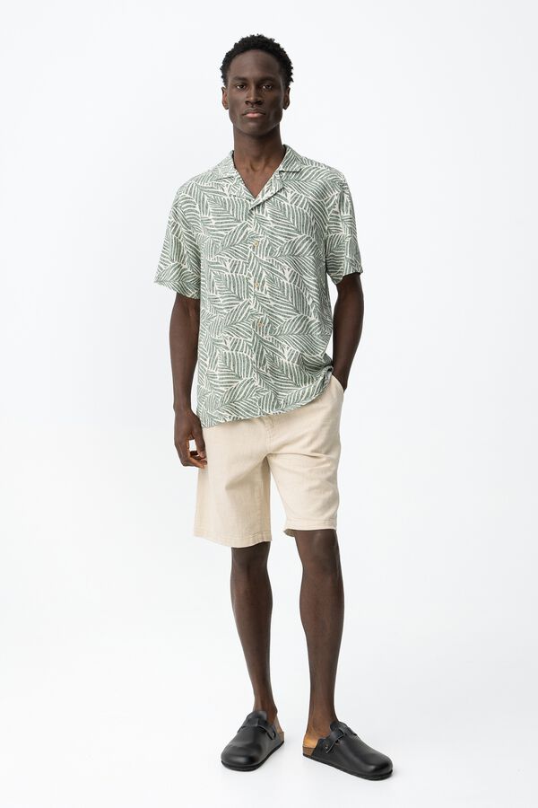 Tiffosi Relaxed fit shirt beige