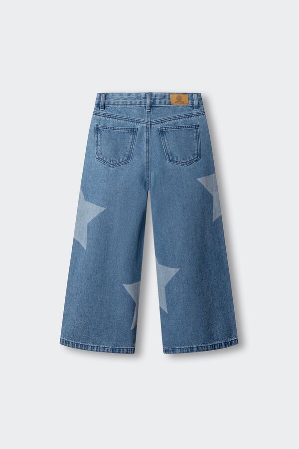 Springfield Kids Sarga culotte sa zvezdicama za devojčice Zelena