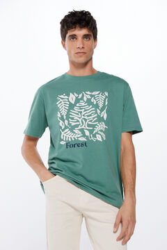 Springfield Camiseta árbol verde