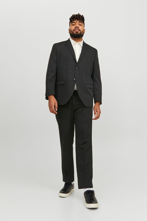 Jack & Jones PLUS Suit jacket and trousers black