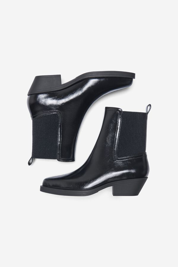 Only Cowboy ankle boot black
