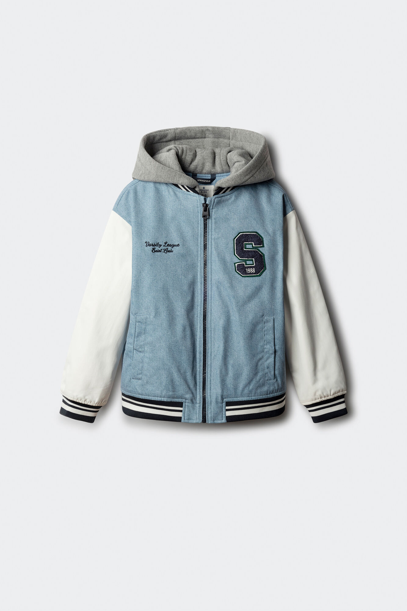 Springfield Kids Jaqueta de beisebol universit&aacute;ria masculina