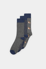 Springfield 3er-Pack Corgy Socken grau