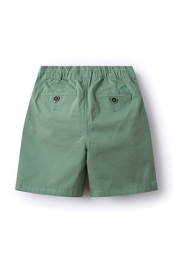 Springfield Boys' cotton Bermuda shorts green