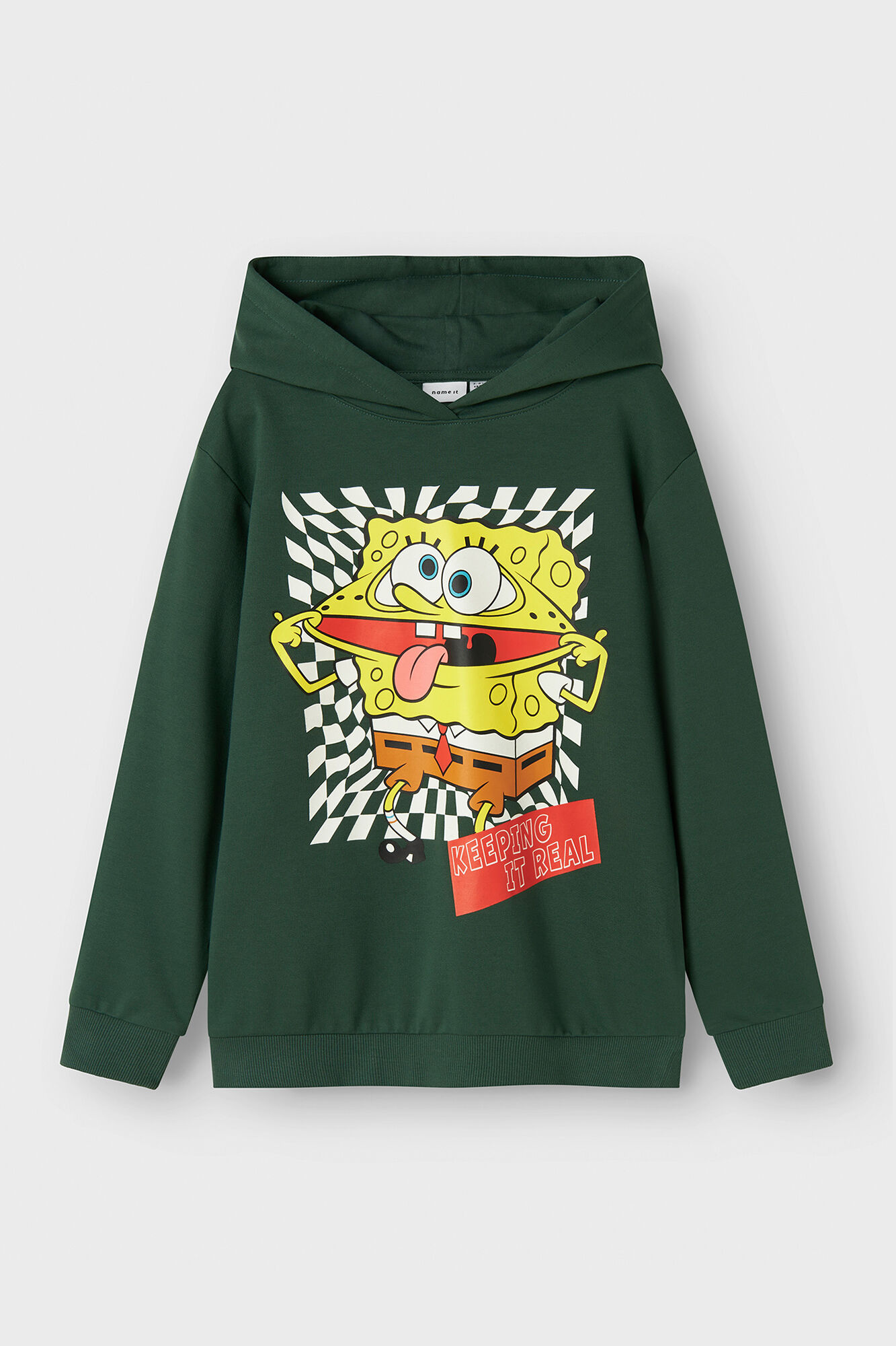Name it Sweatshirt do Bob Capuz Cal&ccedil;a Quadrada