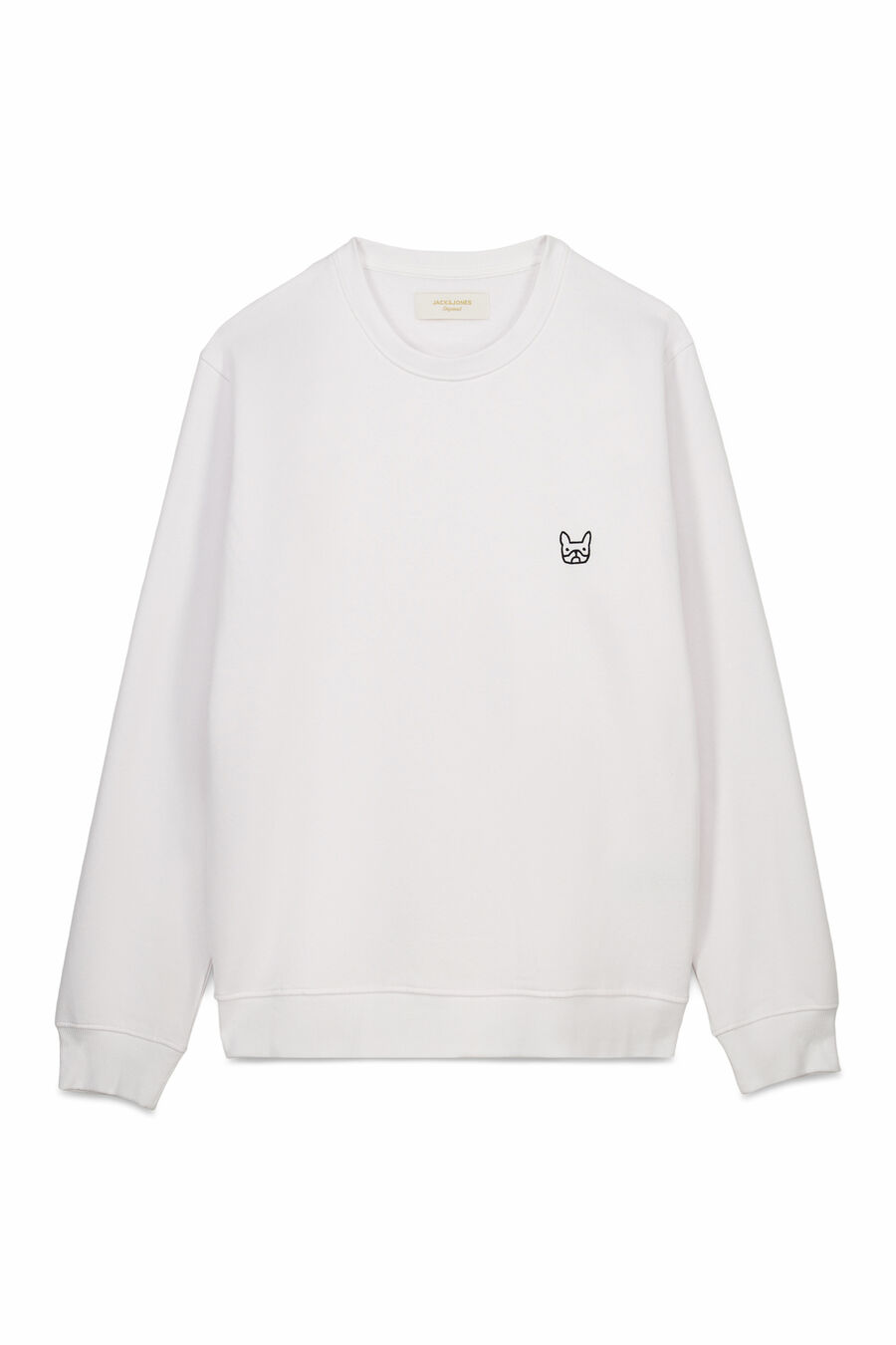 Sudadera suave cuello redondo