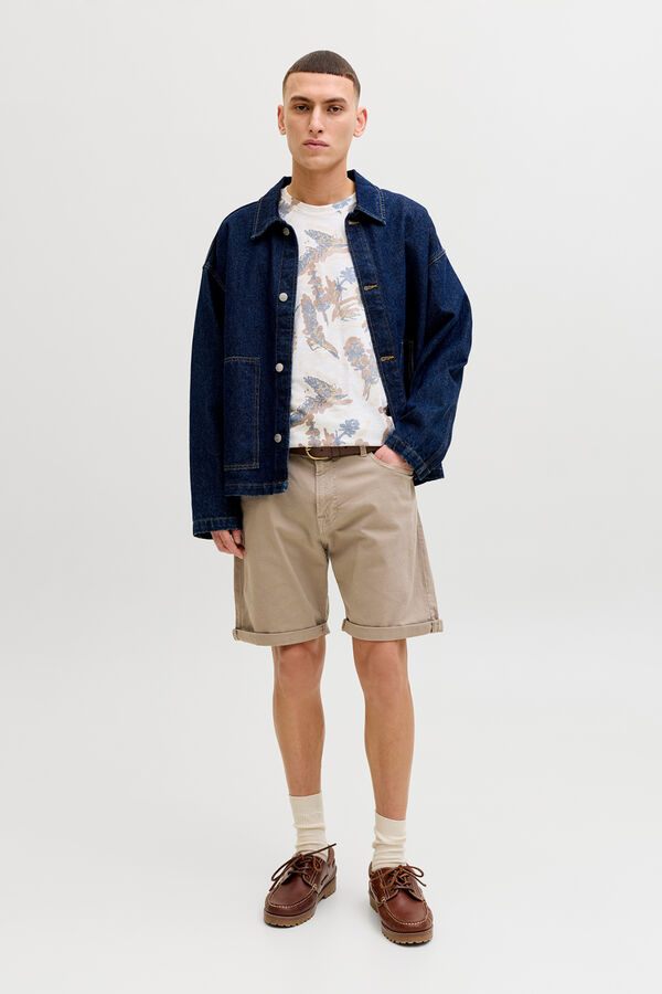 Jack & Jones Canvas chino Bermuda shorts printed