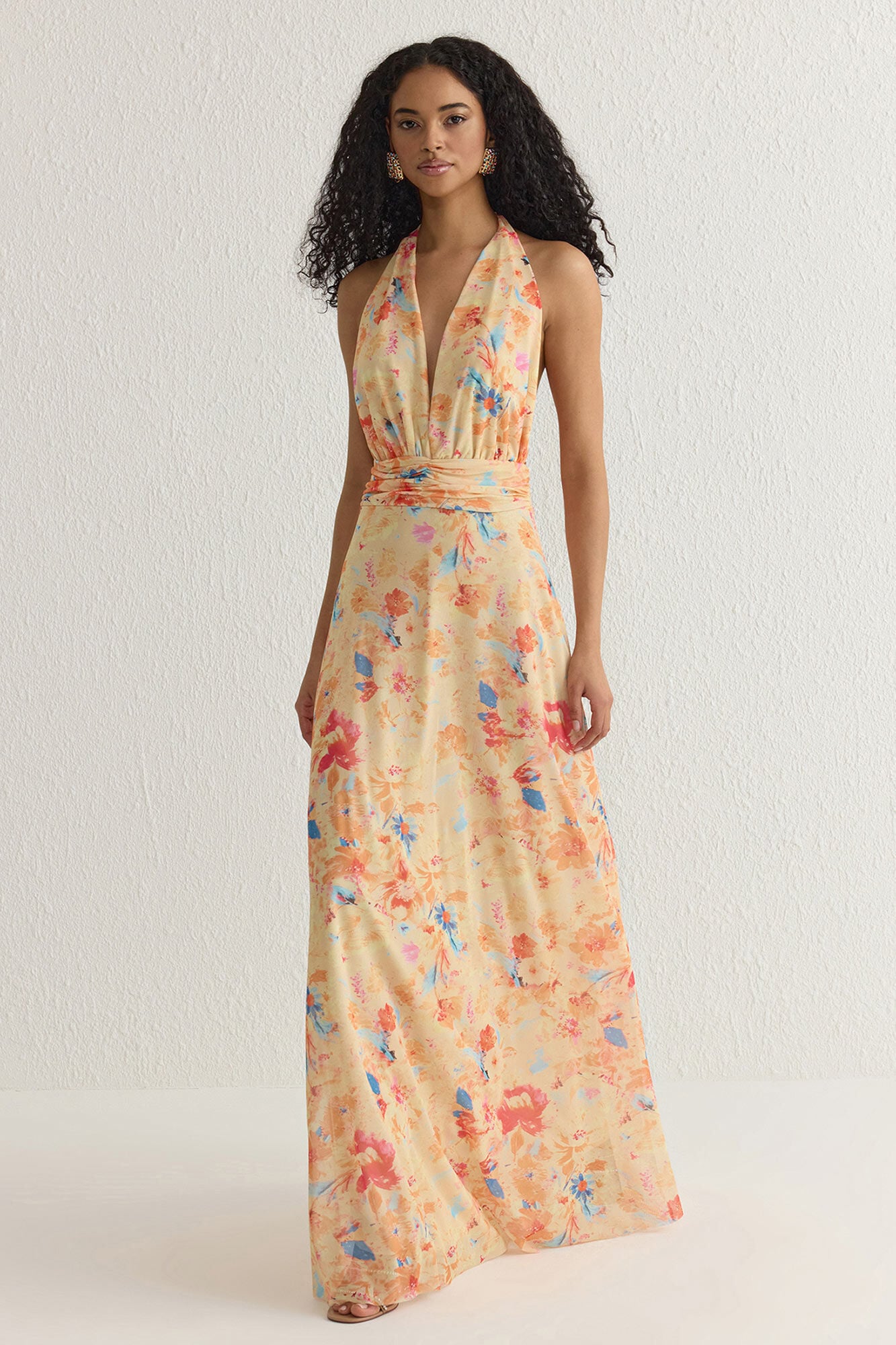 Trendyol Vestido espalda descubierta