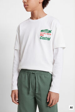 Springfield Kids T-shirt de manga curta carro verde crian&ccedil;a