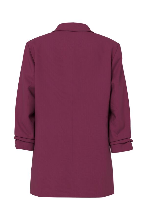 Pieces 3/4 sleeve blazer pink