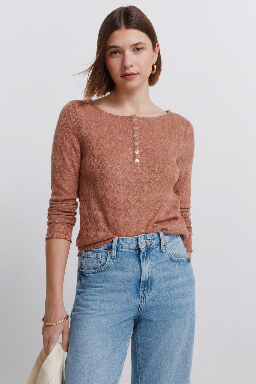 Camiseta acabado ondas