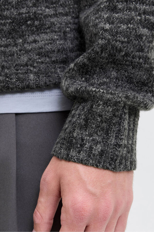 Jack & Jones Basic jersey-knit jumper grey