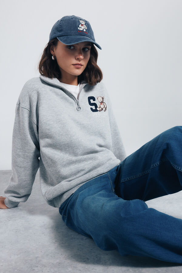 Springfield "Springfield" bear sweatshirt grey