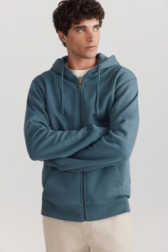 Springfield Basic open hooded sweatshirt