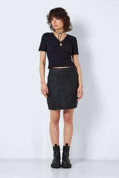Springfield Nmperi Hw Coated Skirt Noos black