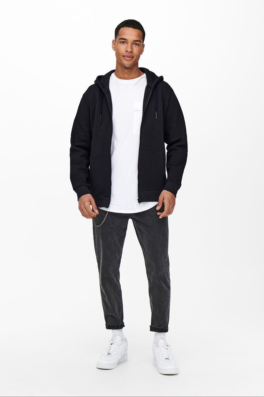 Sudadera con cremallera