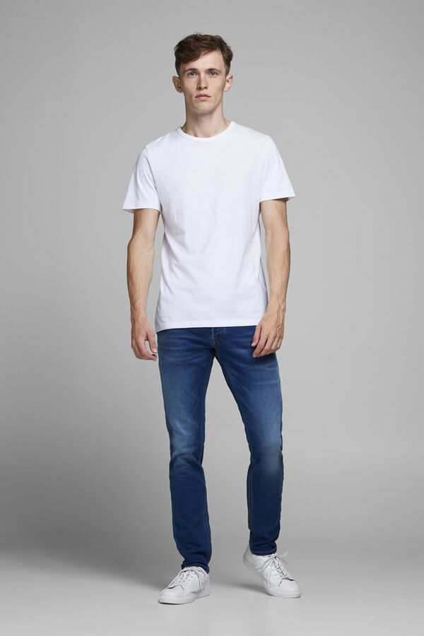 Springfield Jeans slim fit tapered azul medio