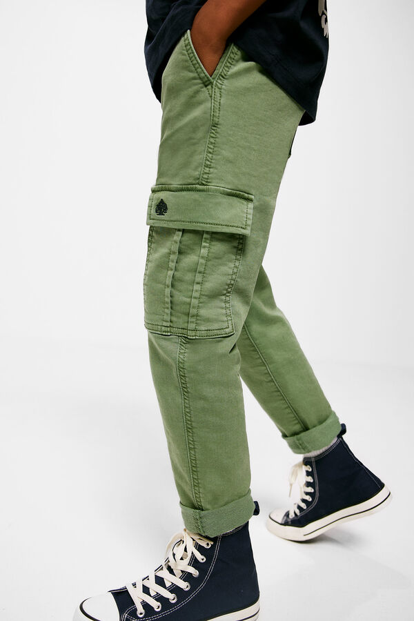 Pantalones Cargo Mujer Pantalones con Bolsillo con Solapa de Cintura  elástica Pantalones Cargo Mujer (Color : Army Green, Size : Medium) :  : Ropa, Zapatos y Accesorios