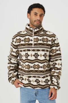 Brave Soul Forro polar cuello cremallera