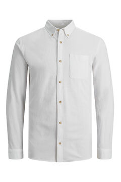 Springfield Piqué shirt with pocket white