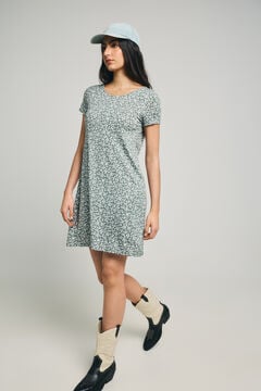 Only Vestido corto manga corta