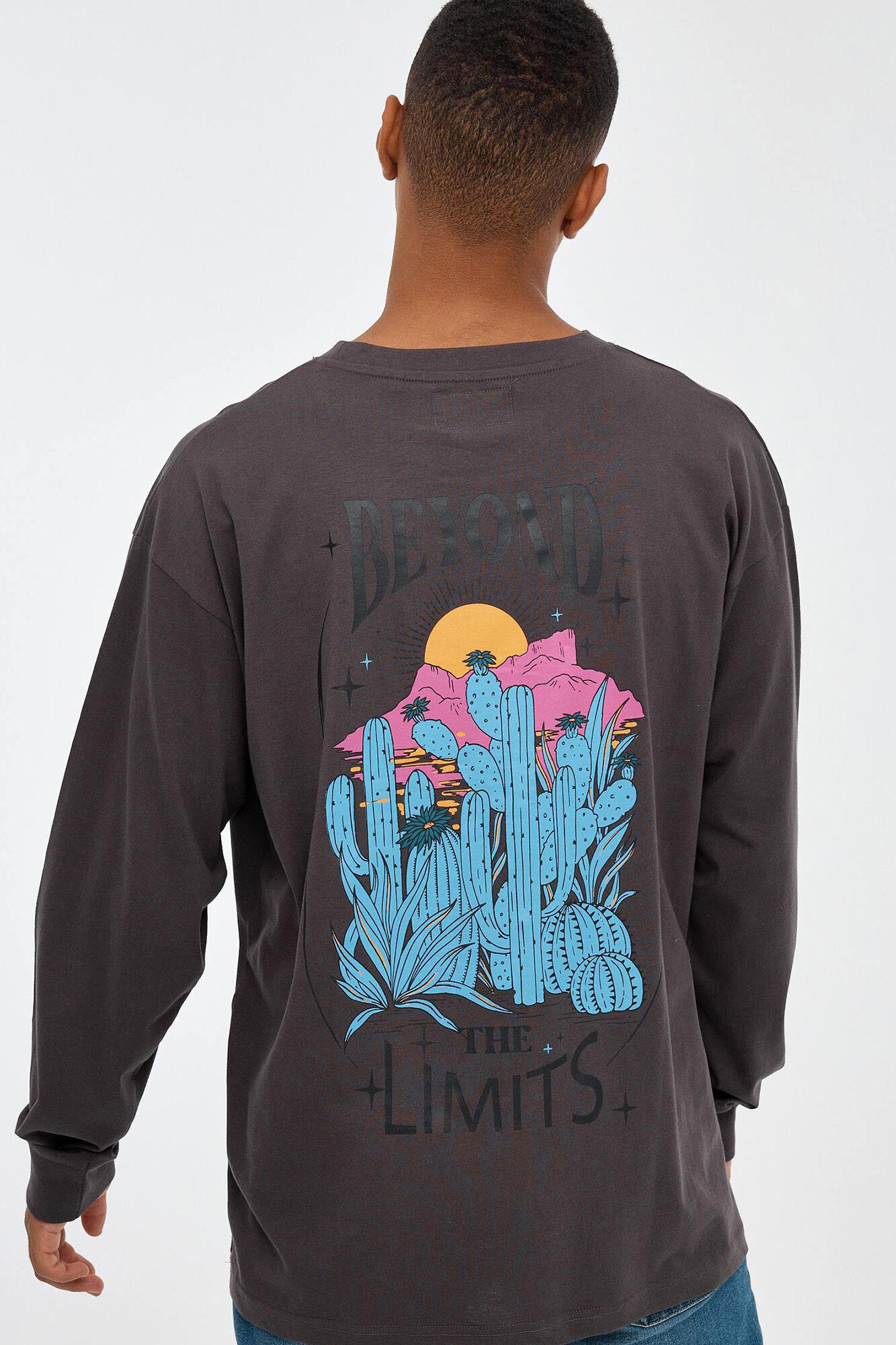 Inside T-shirt com estampado de cacto