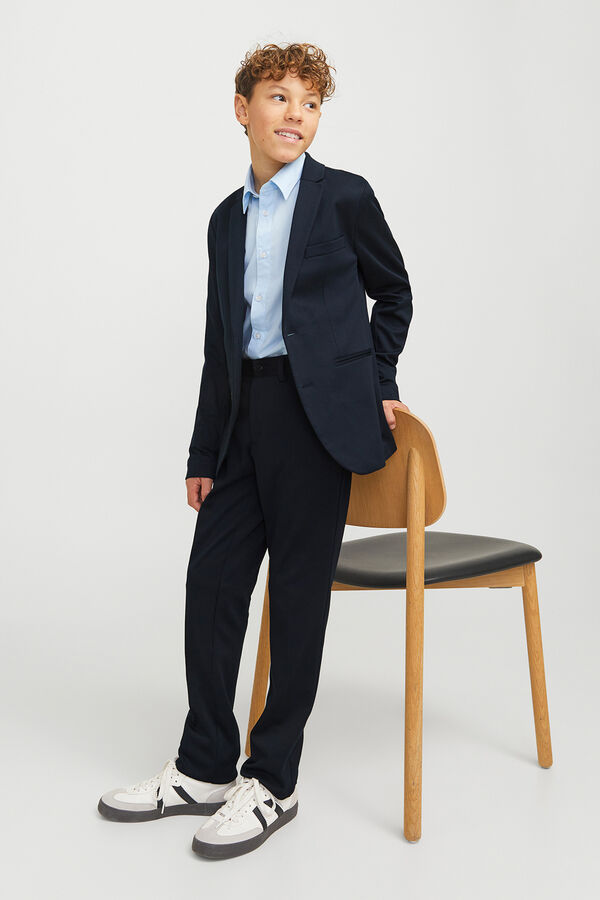 Jack & Jones Junior Slim fit dress trousers blue