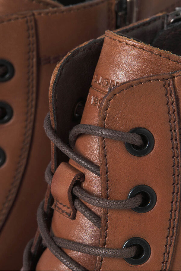 Jack & Jones for men leather boots nude