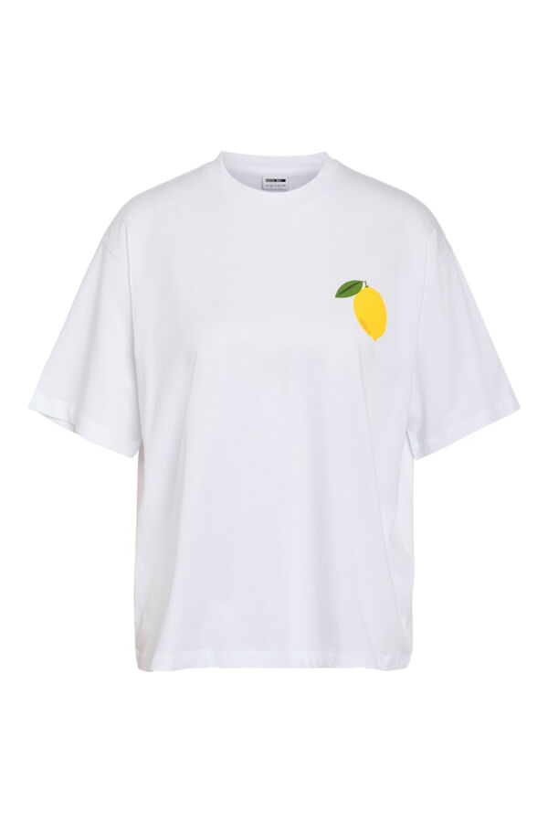 Noisy May Printed T-shirt white