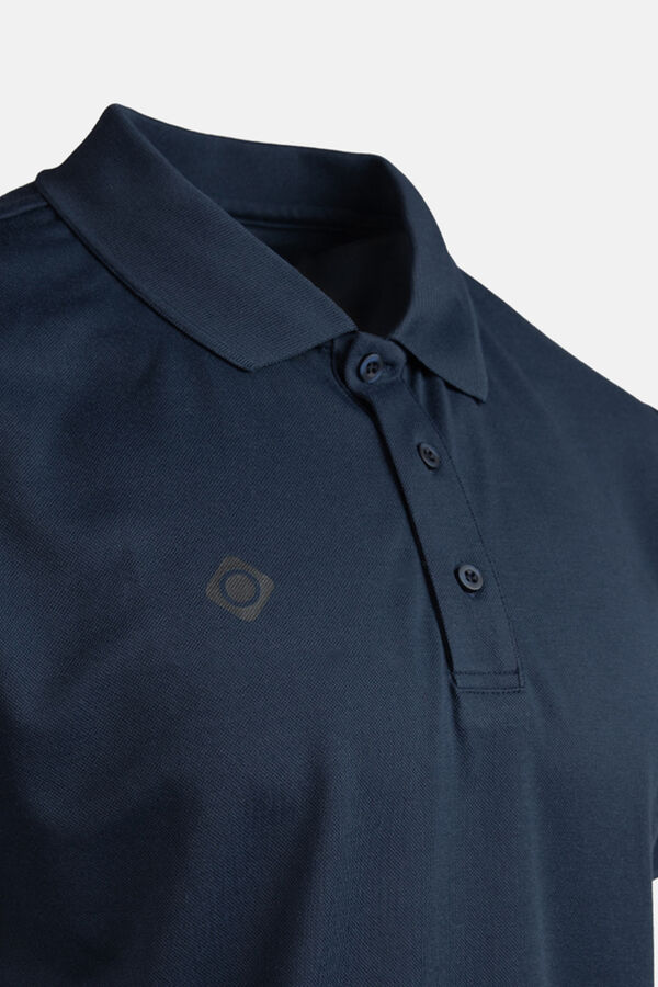 Izas Technical short sleeve polo shirt blue