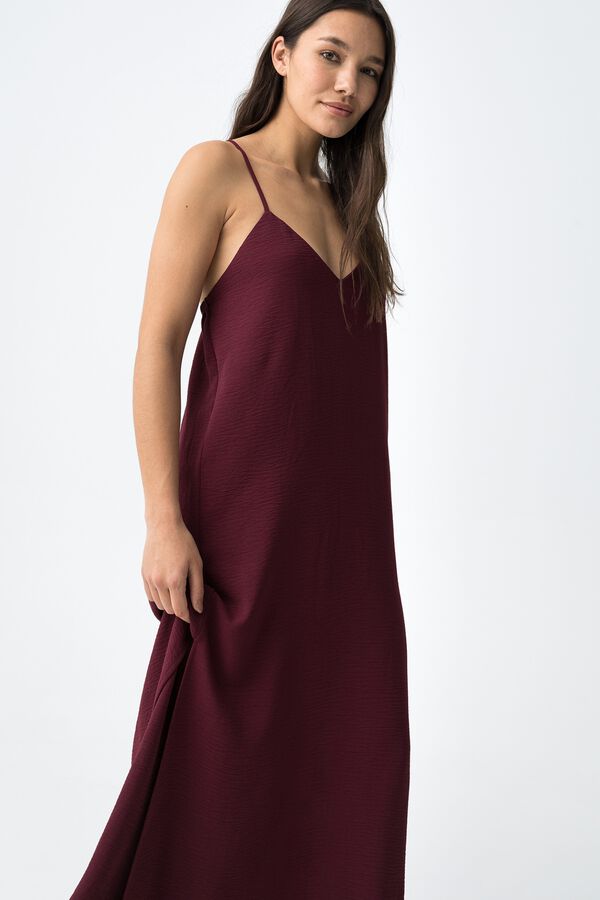 Tiffosi Slim dress with crossed straps printed