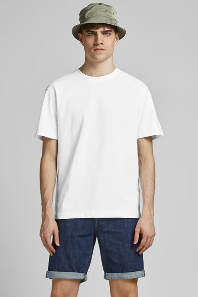 Springfield T-Shirt Relaxed Fit Weiß