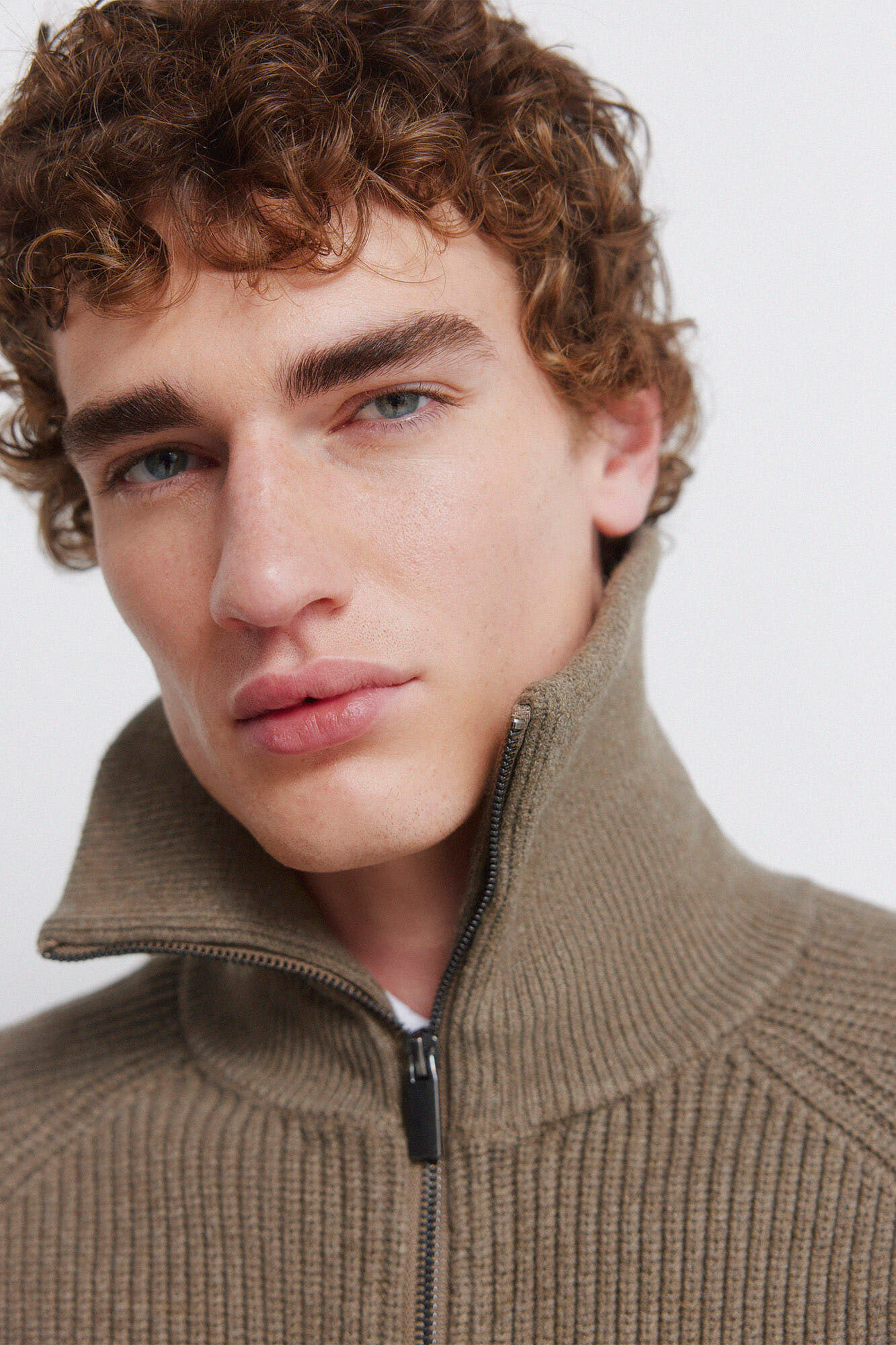 Springfield Cardigan ribbed knit jersey-knit