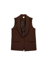 Koton Chaleco tipo blazer largo