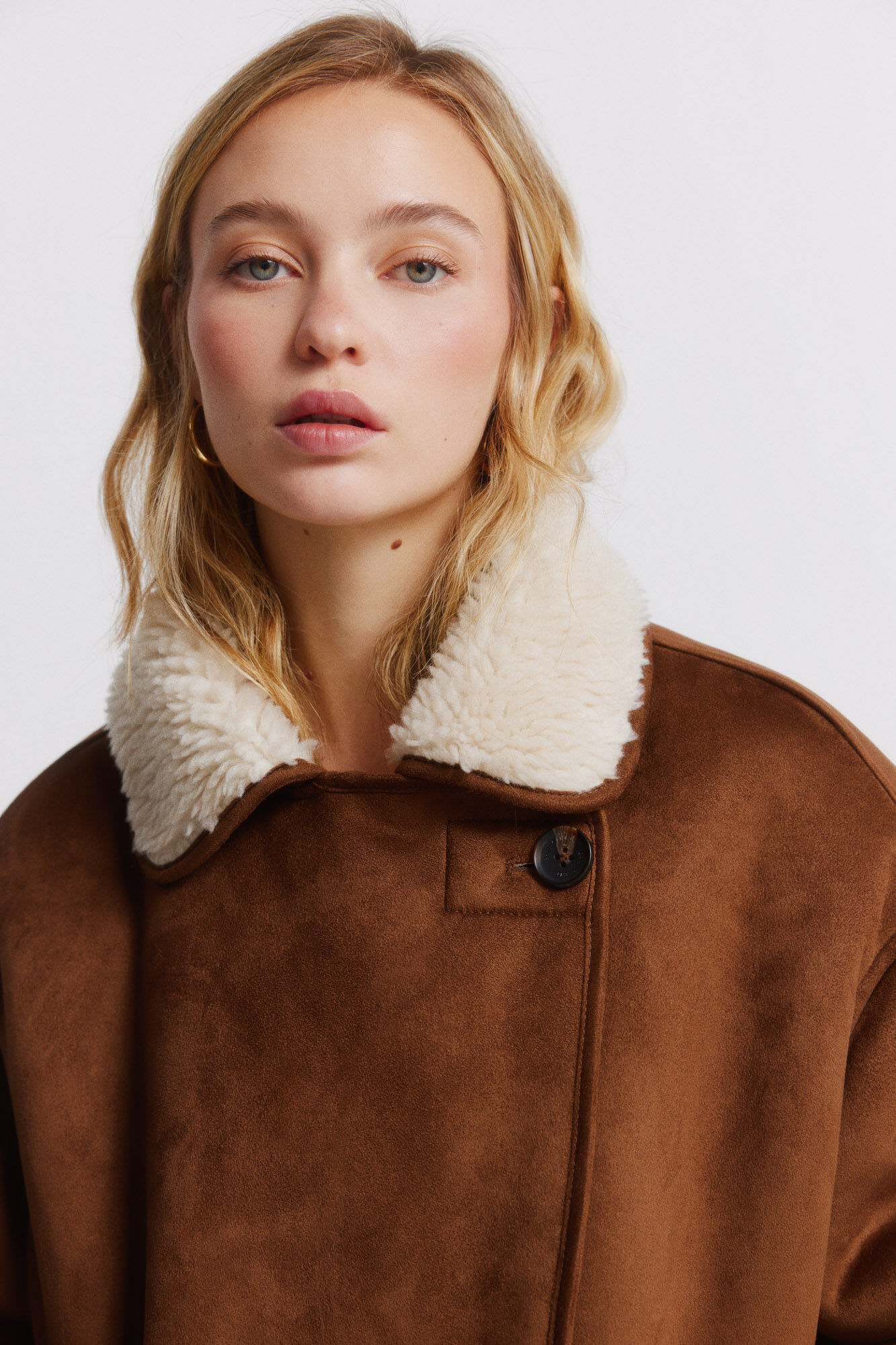 Springfield Abrigo cuello borreguito