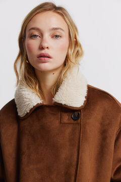 Springfield Sobretudo m&eacute;dio com gola de lapela 