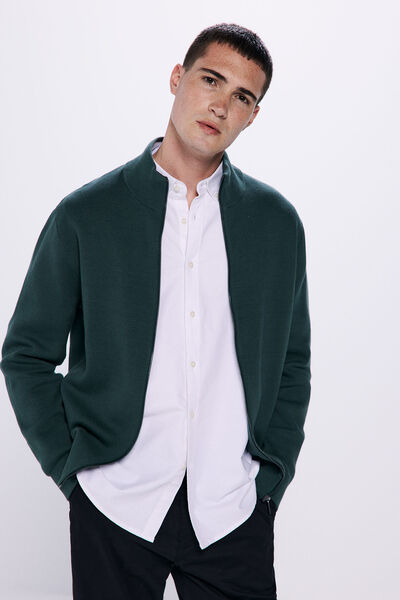 Springfield Cardigan fermeture Milan vert