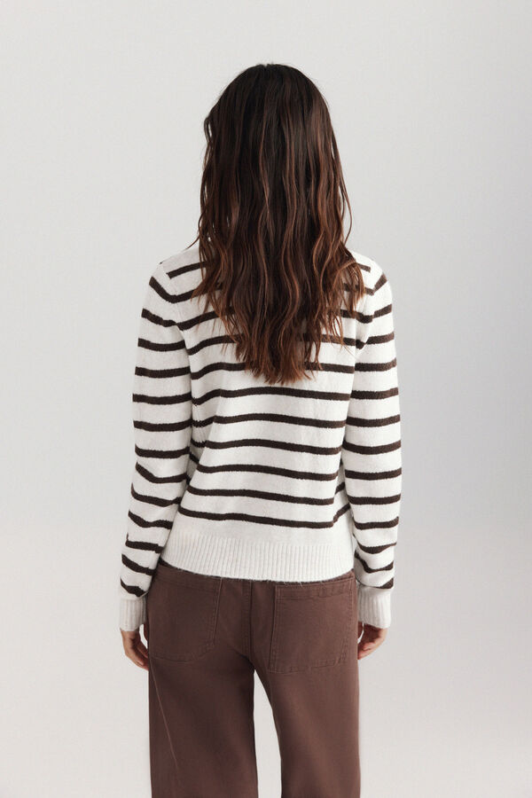 Springfield Soft touch knit jacket beige