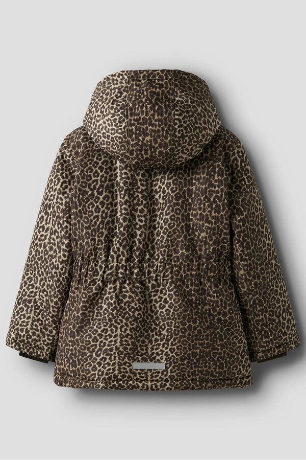 Name It Animal print coat Bež