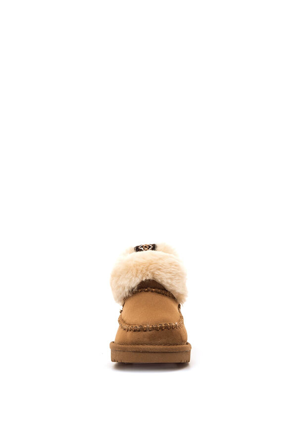 MTNG Faux fur ankle boots mink