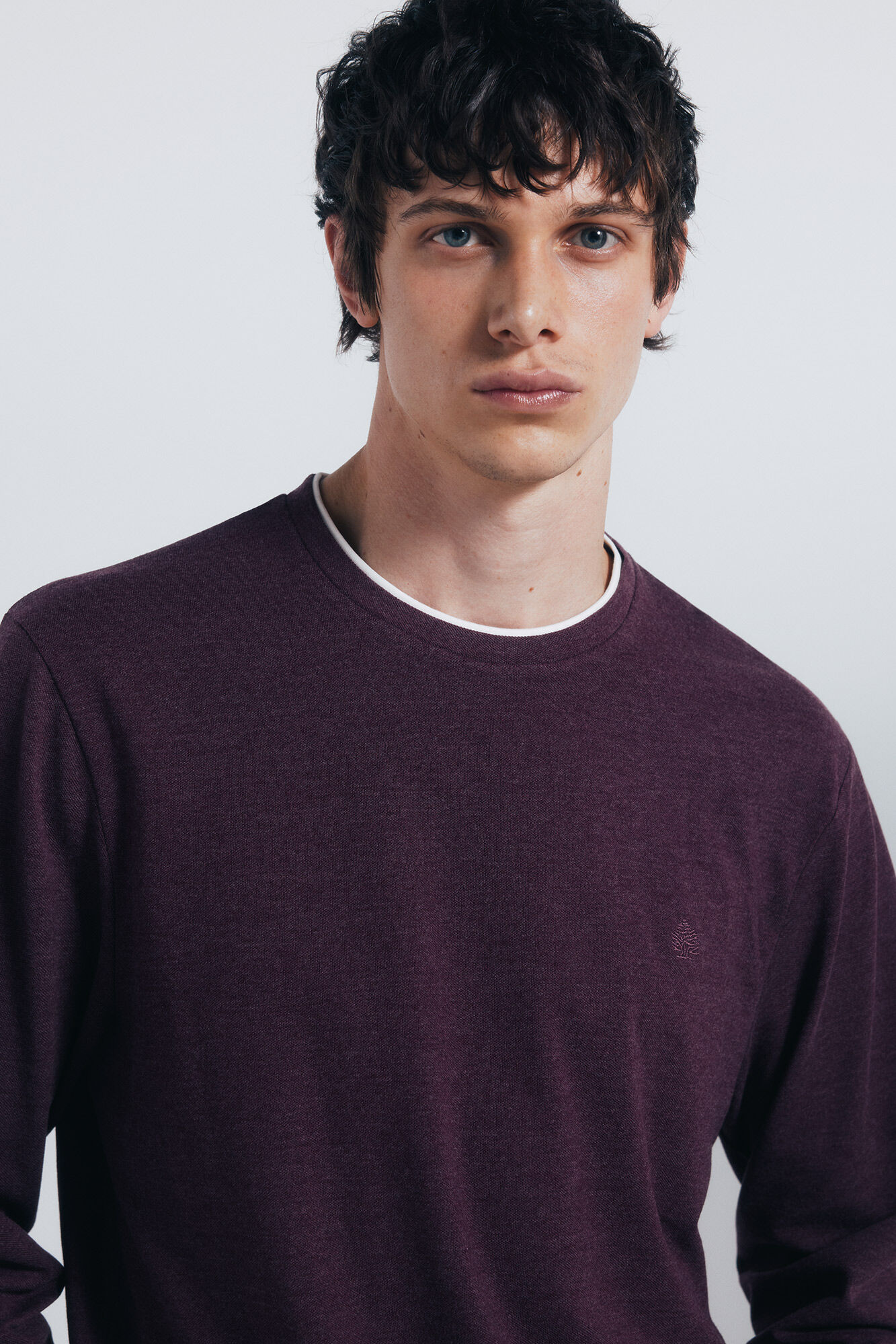 Springfield Double melange long sleeve T-shirt