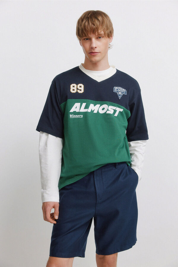 Springfield Bermuda l&eacute;g&egrave;re coupe confort bleu