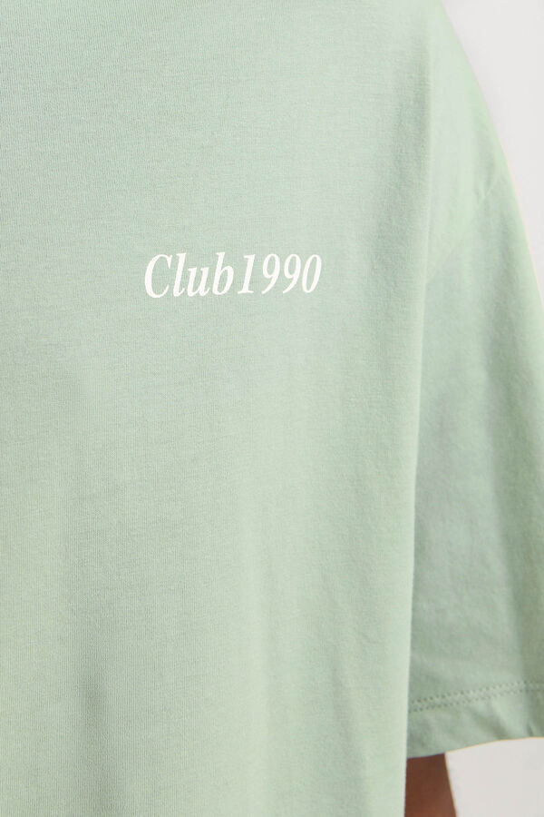 Jack & Jones T-shirt back print verde