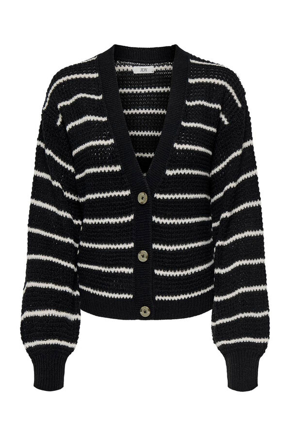 Springfield Cardigan de raias preto